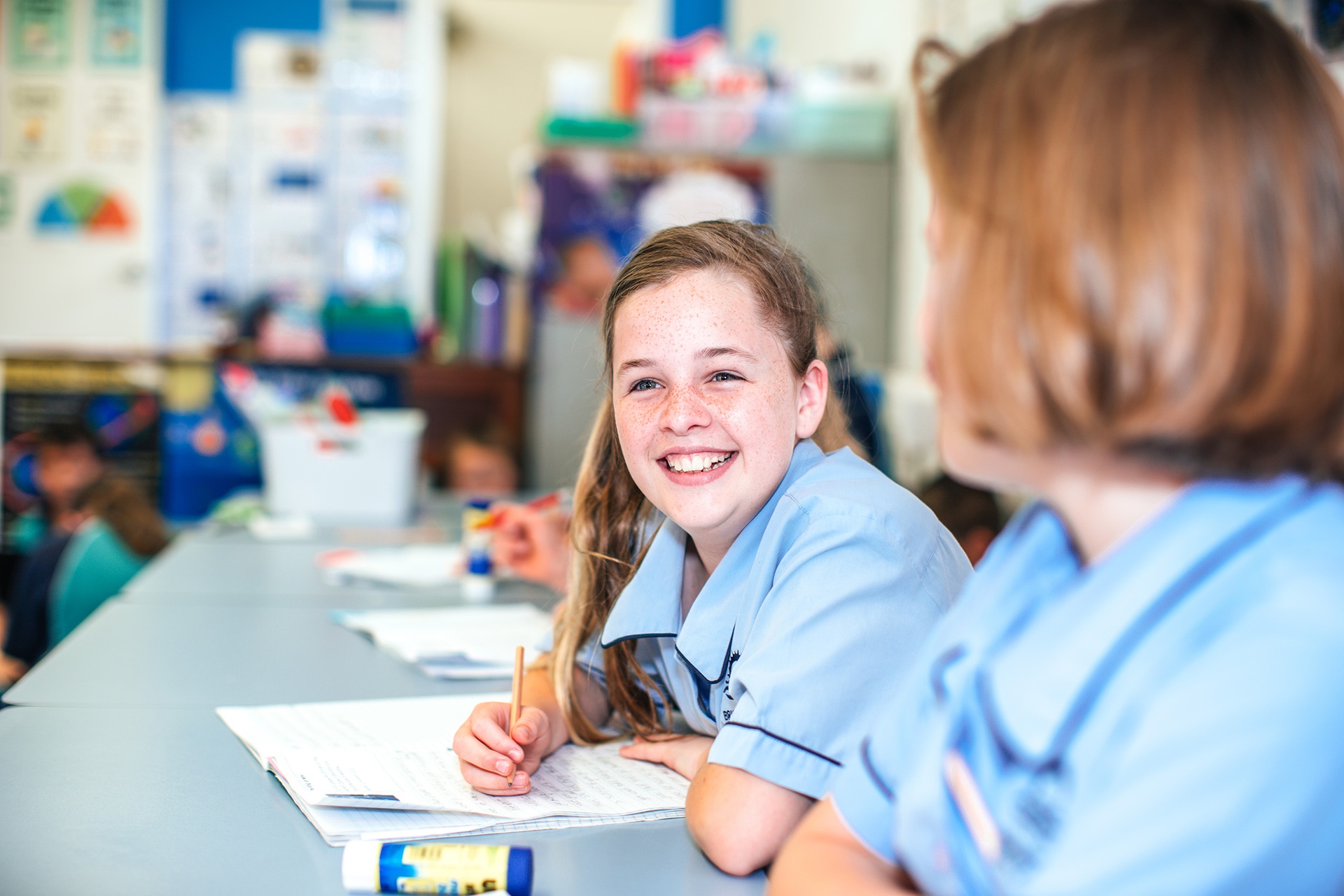 smiling student